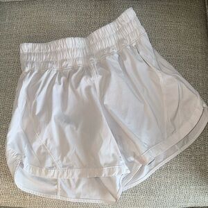 Lululemon Track That lined short white